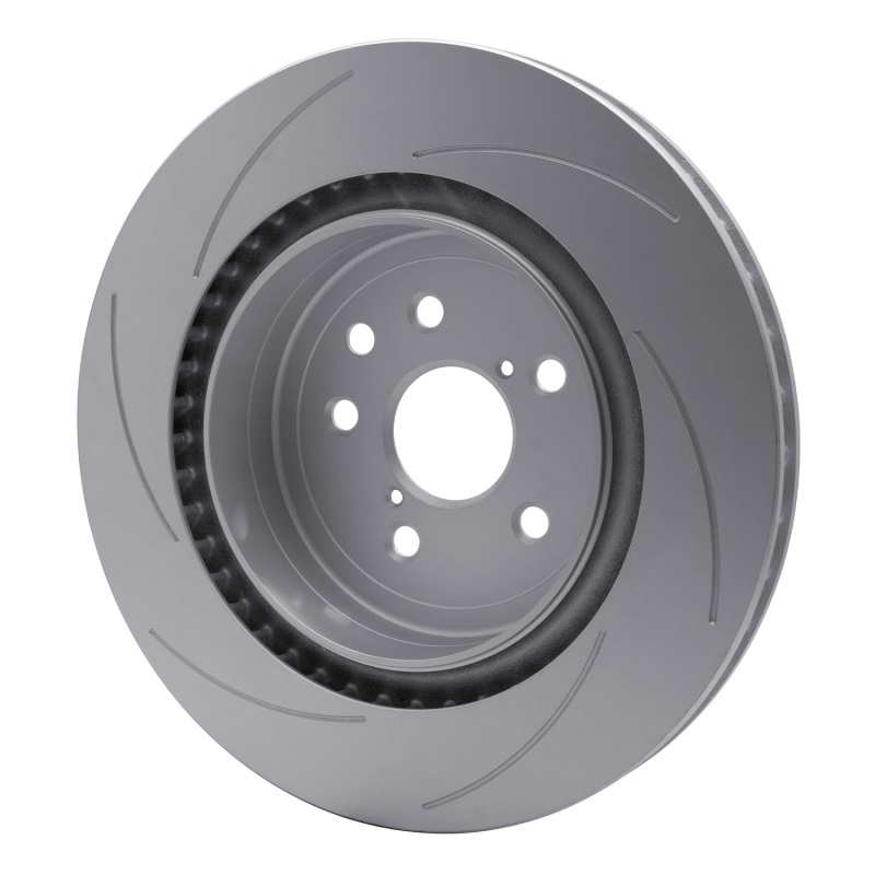 Lexus GS F Brake Rotor (1) - Right Rear - R1 Concepts - Slotted GeoSPEC - `15-`22